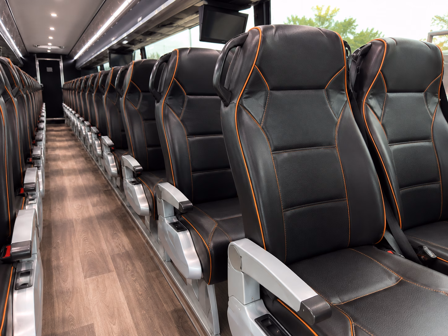 vacaville charter bus interior
