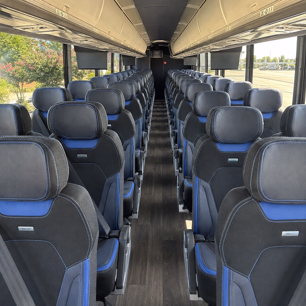 vacaville charter bus rental inside