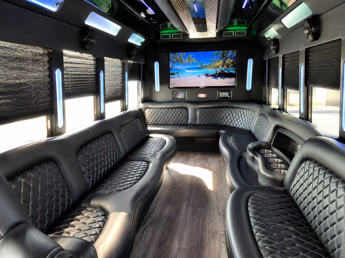 vacaville wedding party bus rental